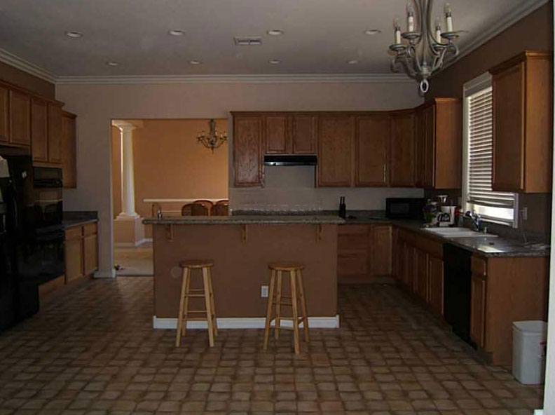 kitchen needing renovation