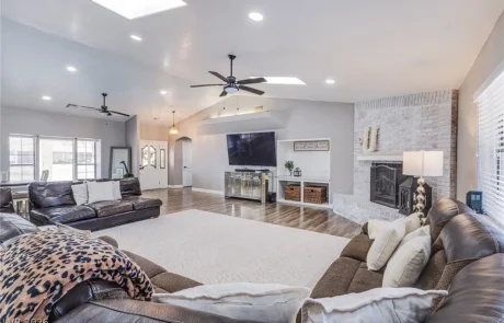 Spacious living room with natural light in 4130 N Durango Dr Las Vegas NV 89129
