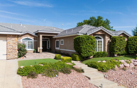 Centennial Hills home for sale at 10080 W Tropical Pkwy Las Vegas single-story custom home on half-acre lot